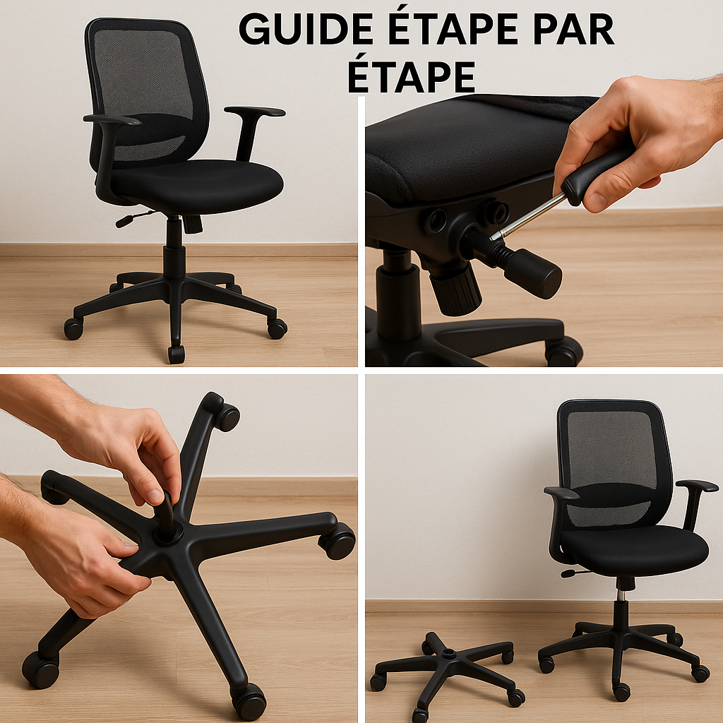comment démonter une chaise de bureau