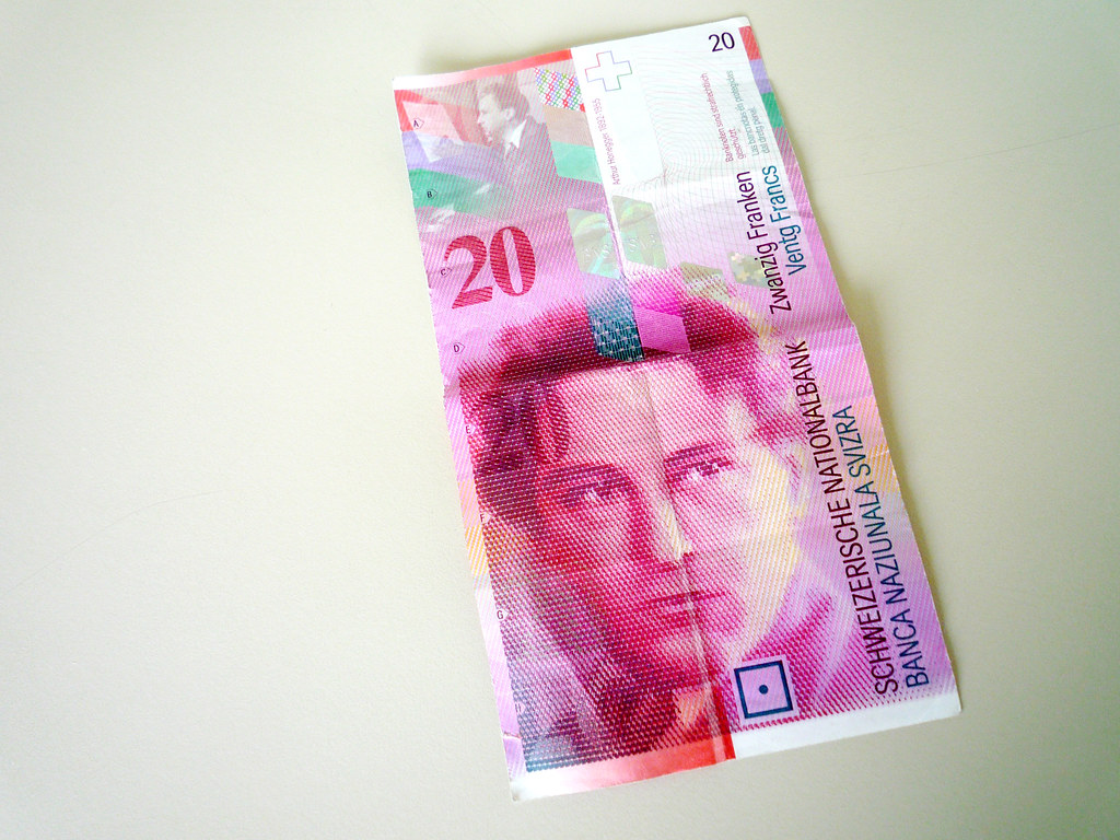 Billets en francs suisses, placer son argent en Suisse