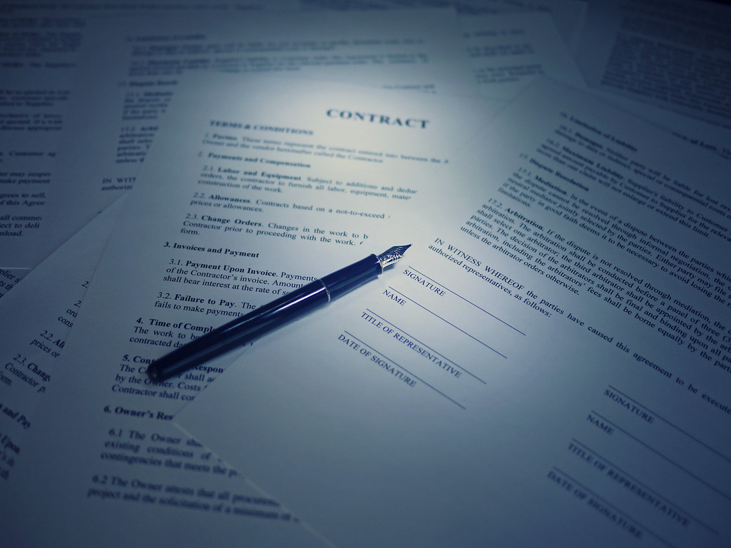 legal document signing pen